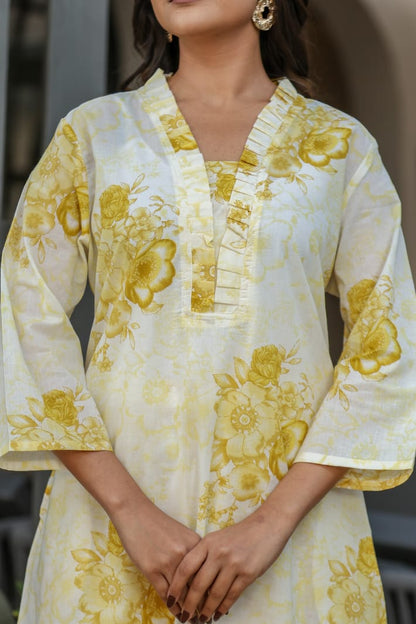 Vanya Daffodil Cotton Co-ord Set