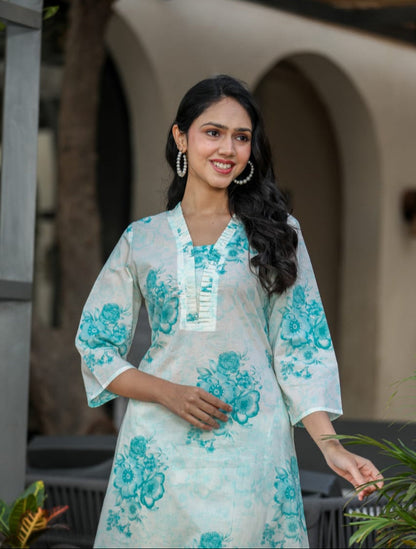 Vanya Turq Cotton Co-ord Set