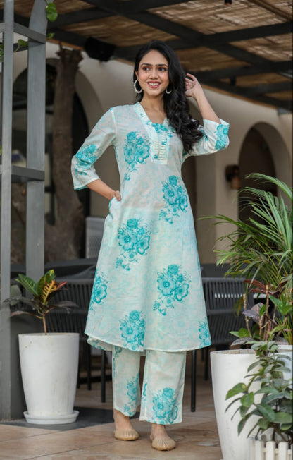 Vanya Turq Cotton Co-ord Set