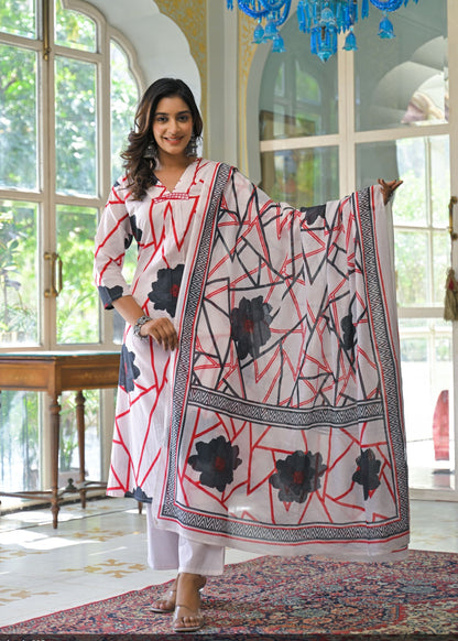Yutika Indi Cotton Suit set