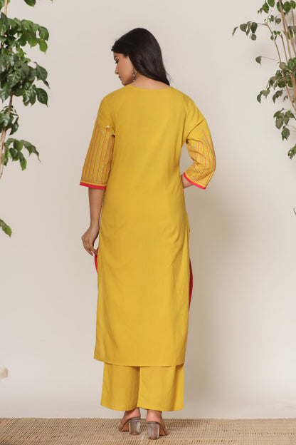 Mika sunshine kurta pant set