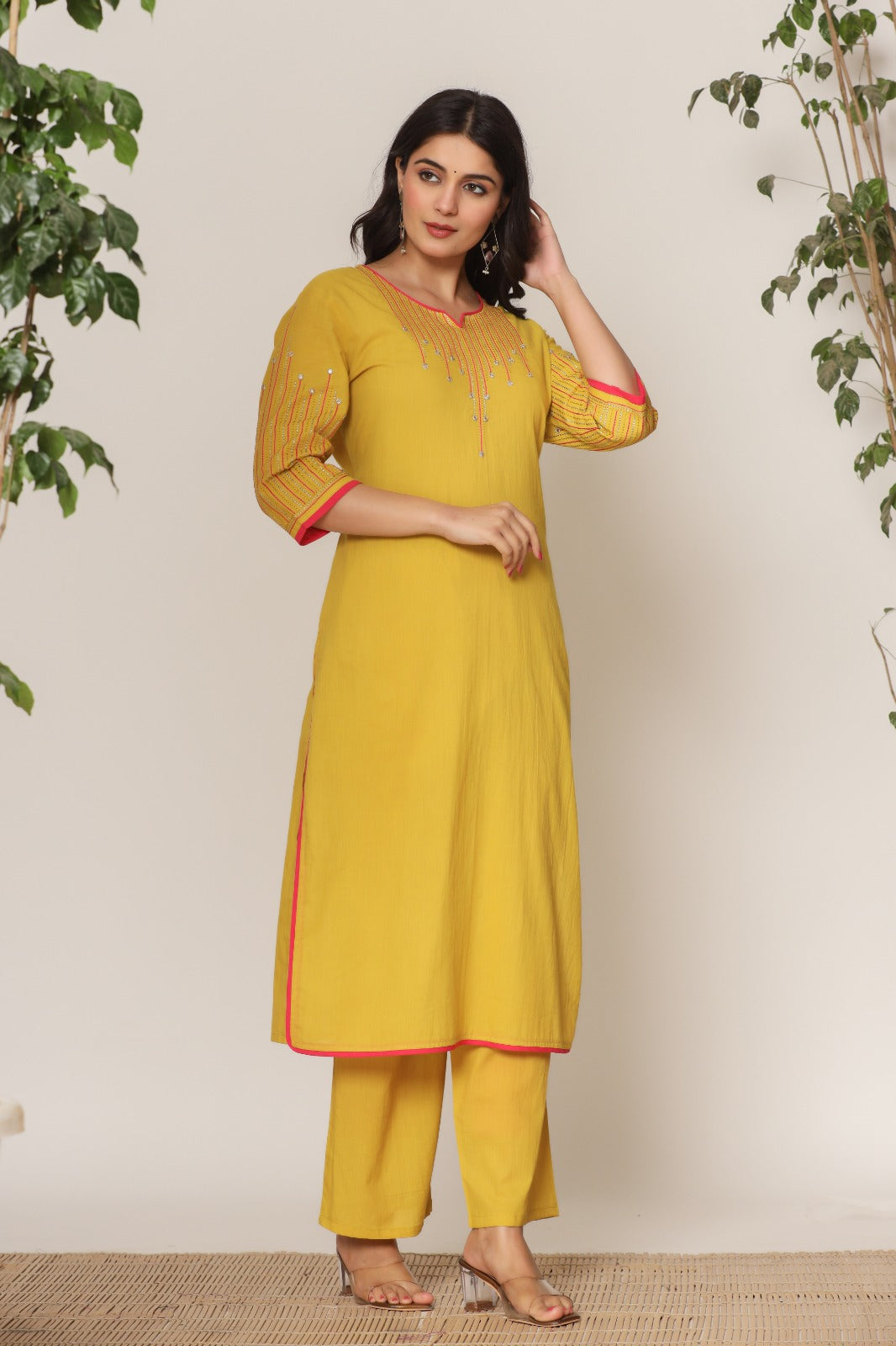 Mika sunshine kurta pant set