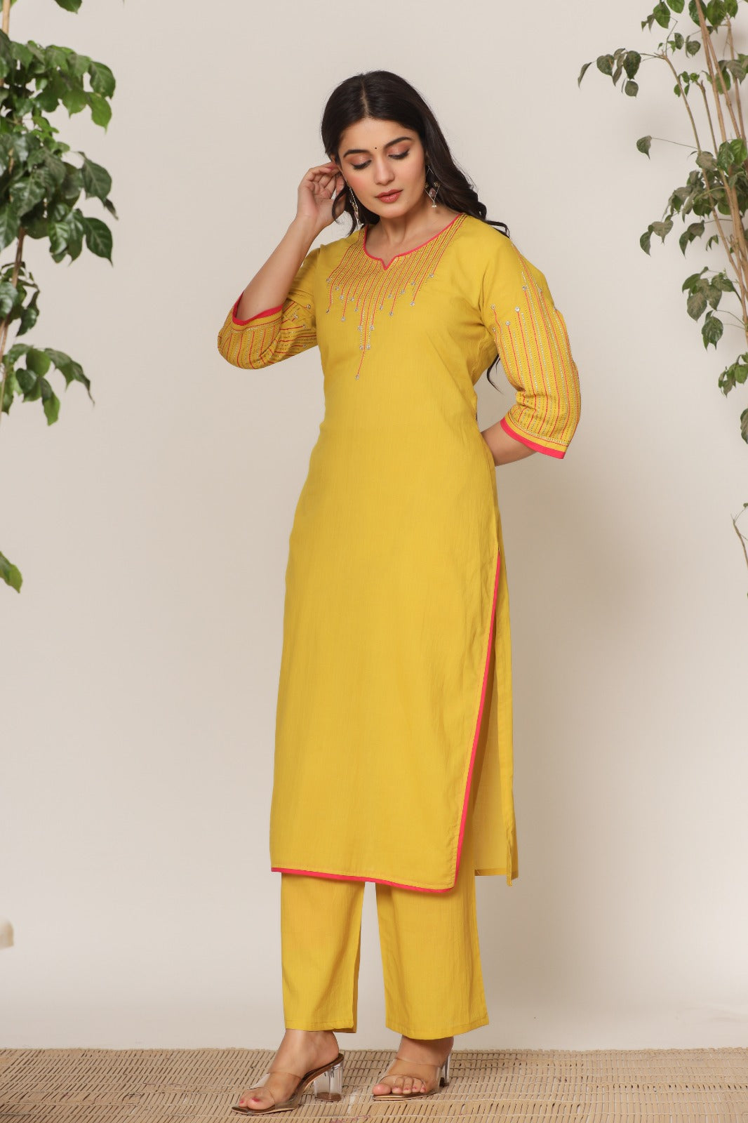 Mika sunshine kurta pant set