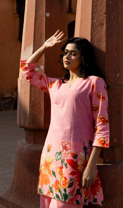 Ushoshi Candy printed Cotton co-ord Set