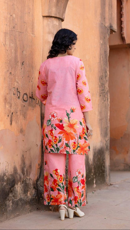 Ushoshi Candy printed Cotton co-ord Set