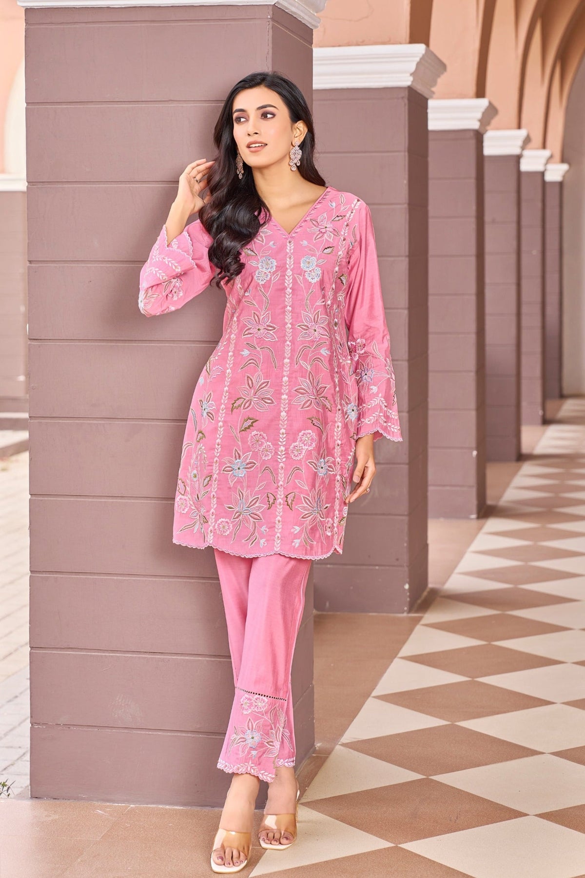 Ayat Punch Full Embroidery Lawn Co-ord Set