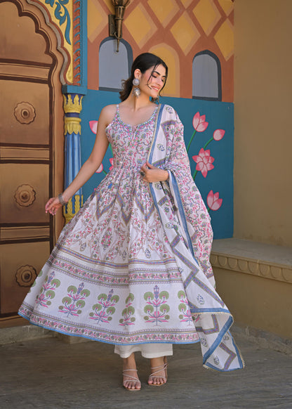 Tridhara dreamy cotton suit set