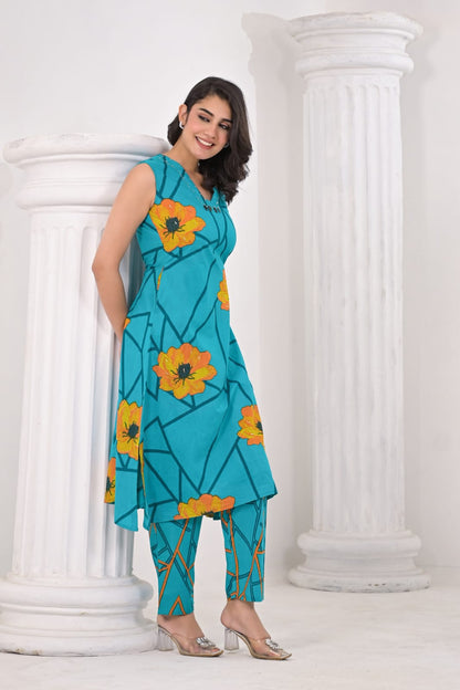 Colba Iris Cotton Co-ord Set
