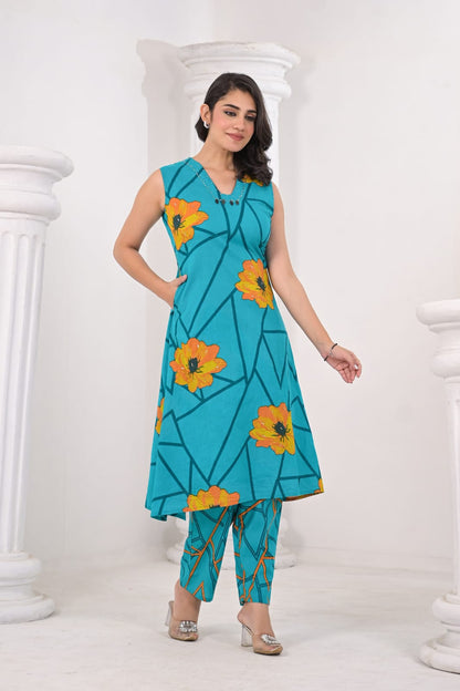 Colba Iris Cotton Co-ord Set