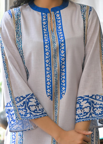 Vastramaya Cloud Printed Cotton co-ord set