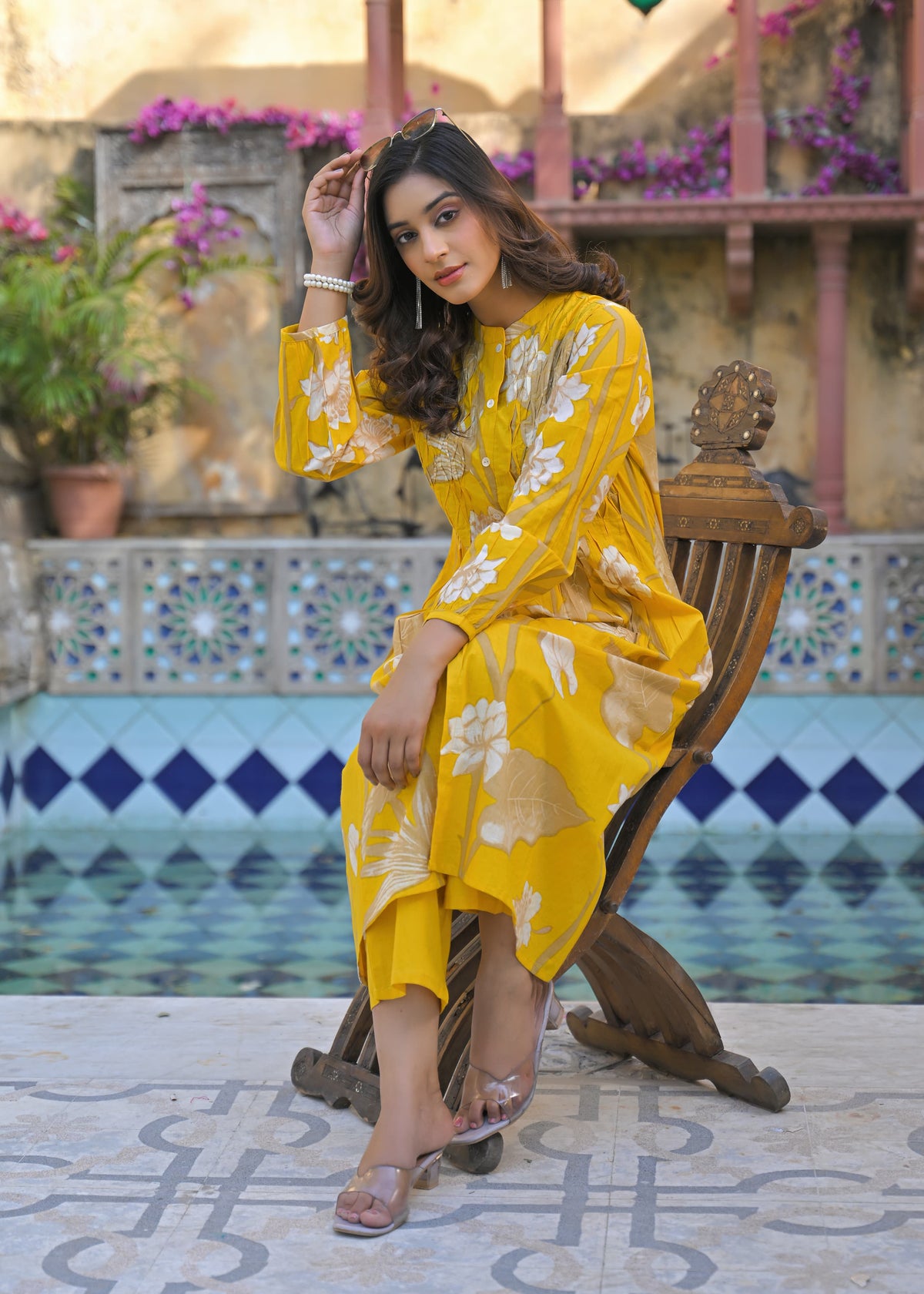 Yutika Amber Cotton Kurta Pant Set