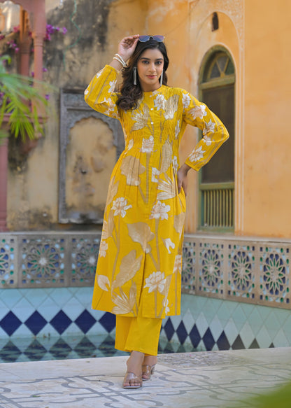 Yutika Amber Cotton Kurta Pant Set