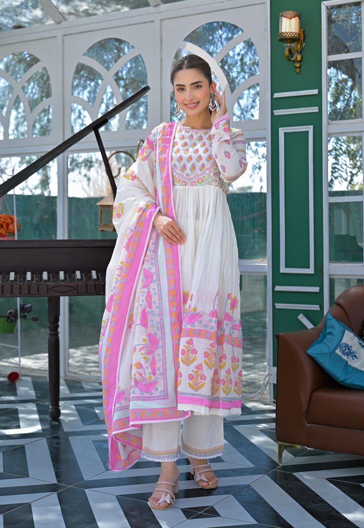 Lakshita Punch Printed Cotton Suit Set
