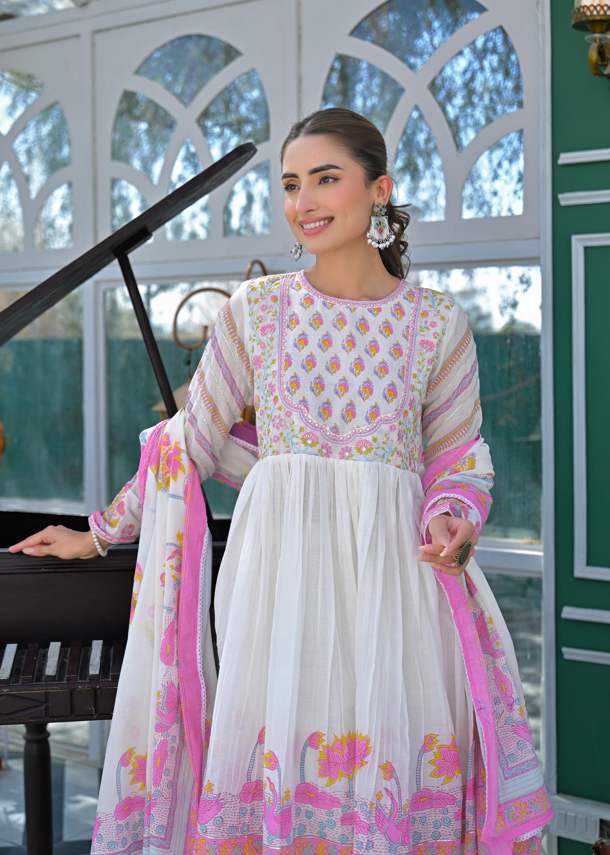 Lakshita Punch Printed Cotton Suit Set