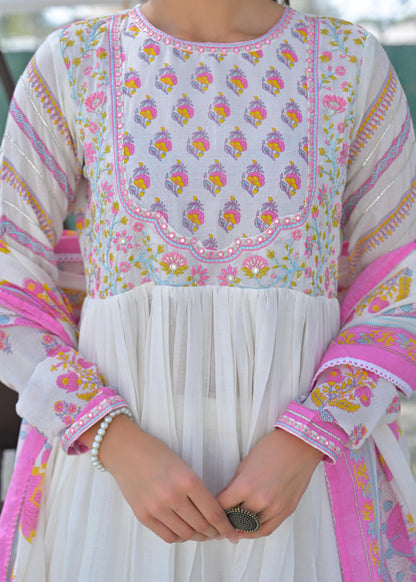 Lakshita Punch Printed Cotton Suit Set