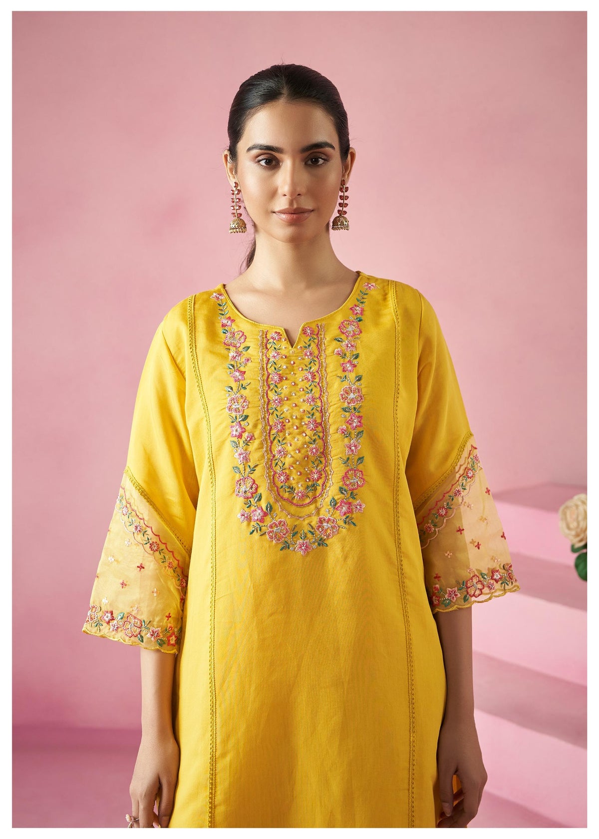 Nadira Gold Embroidery Lawn Suit Set