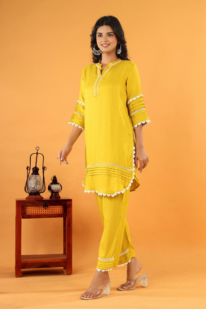 Pawan sunflower cotton co-ord set