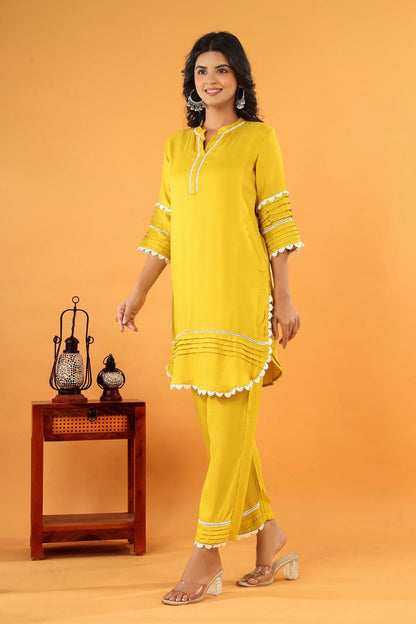 Pawan sunflower cotton co-ord set