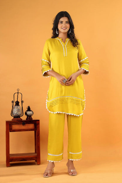 Pawan sunflower cotton co-ord set