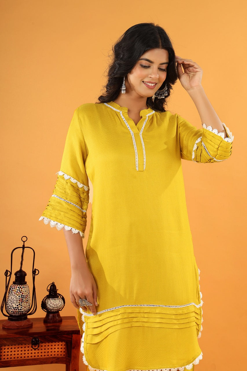 Pawan sunflower cotton co-ord set
