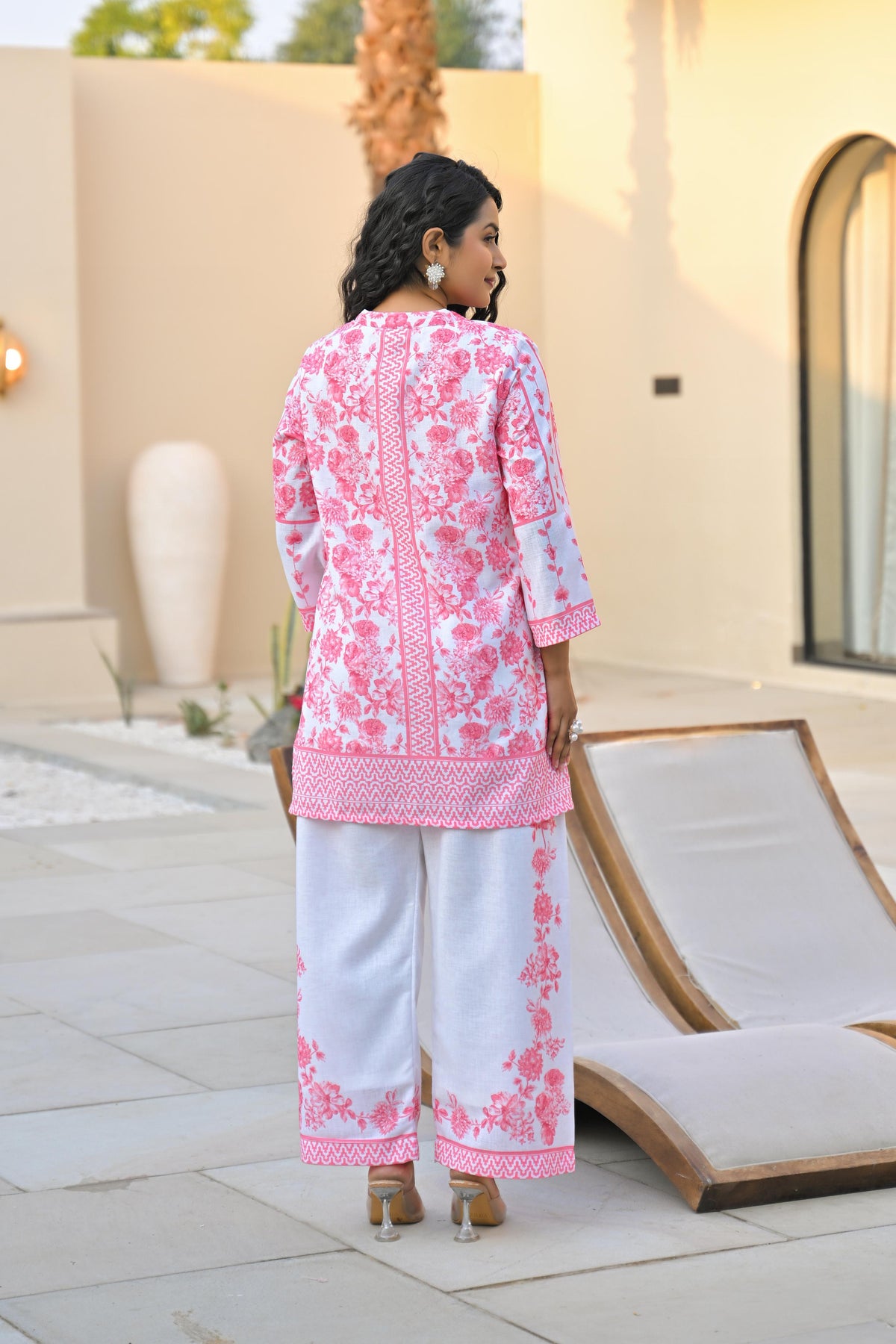 Vastramaya Blush cotton co-ord set
