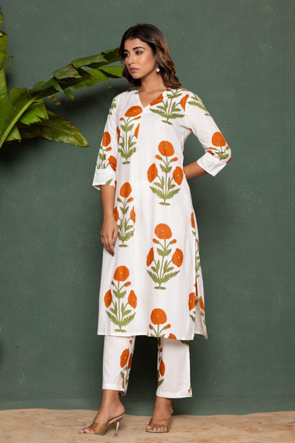 Mika Pearl Cotton Printed Co-ord Set