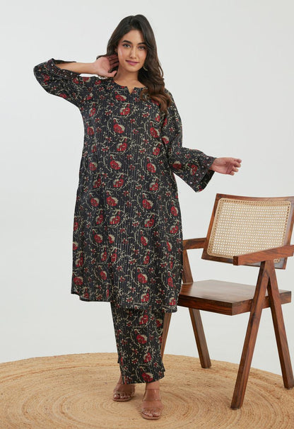 Samragi jade Printed Cotton Co-ord Set