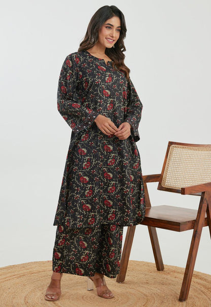 Samragi jade Printed Cotton Co-ord Set
