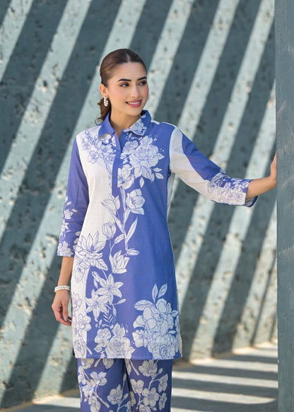 Vastramaya Indi Cotton Co-ord Set