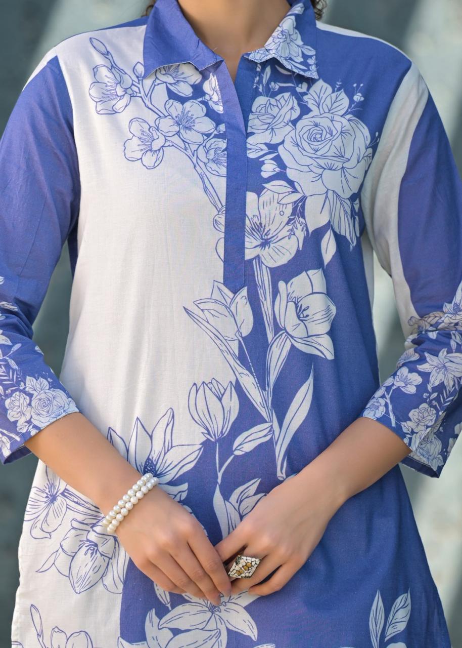 Vastramaya Indi Cotton Co-ord Set