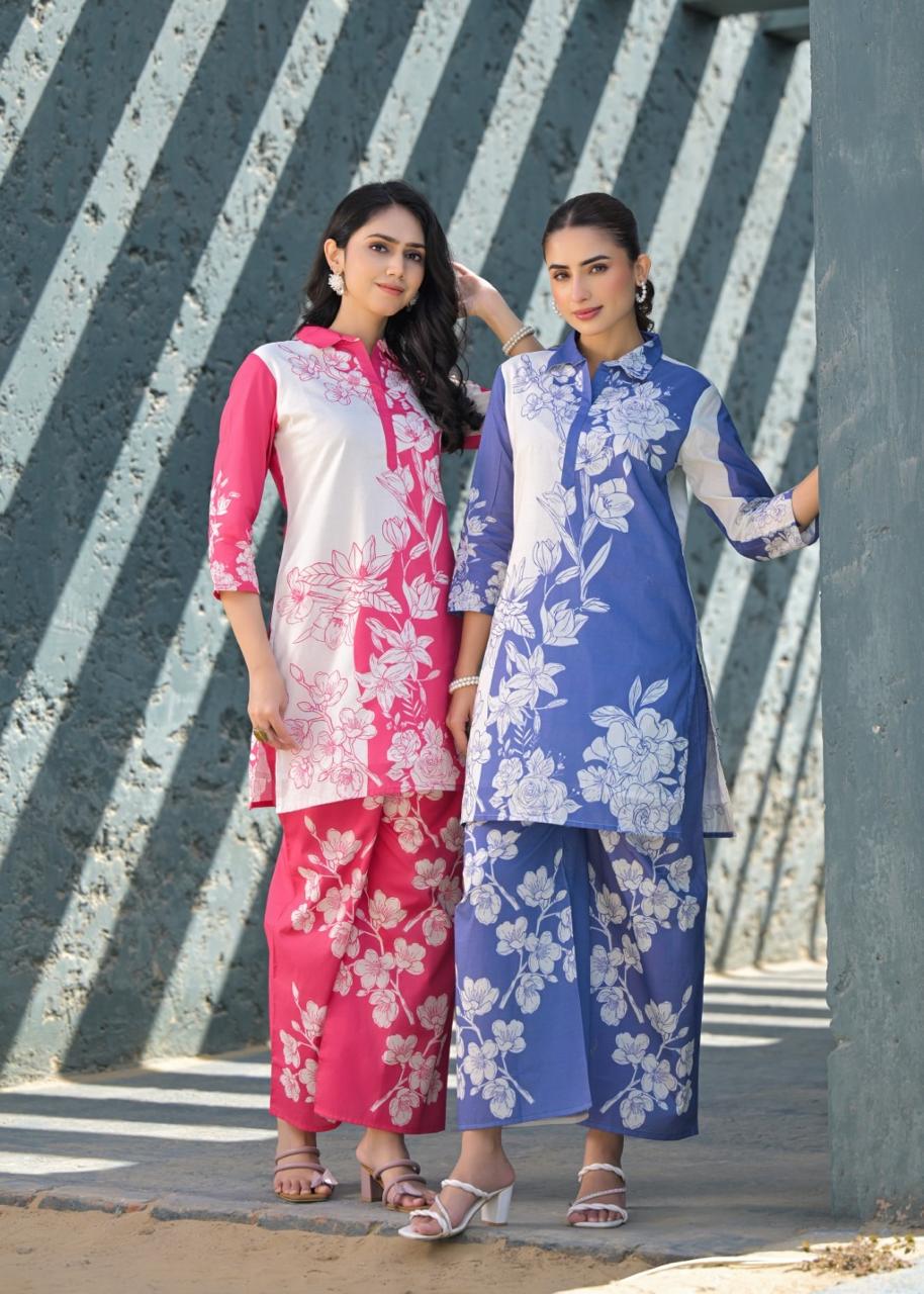 Vastramaya Indi Cotton Co-ord Set