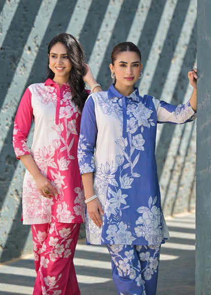 Vastramaya Indi Cotton Co-ord Set