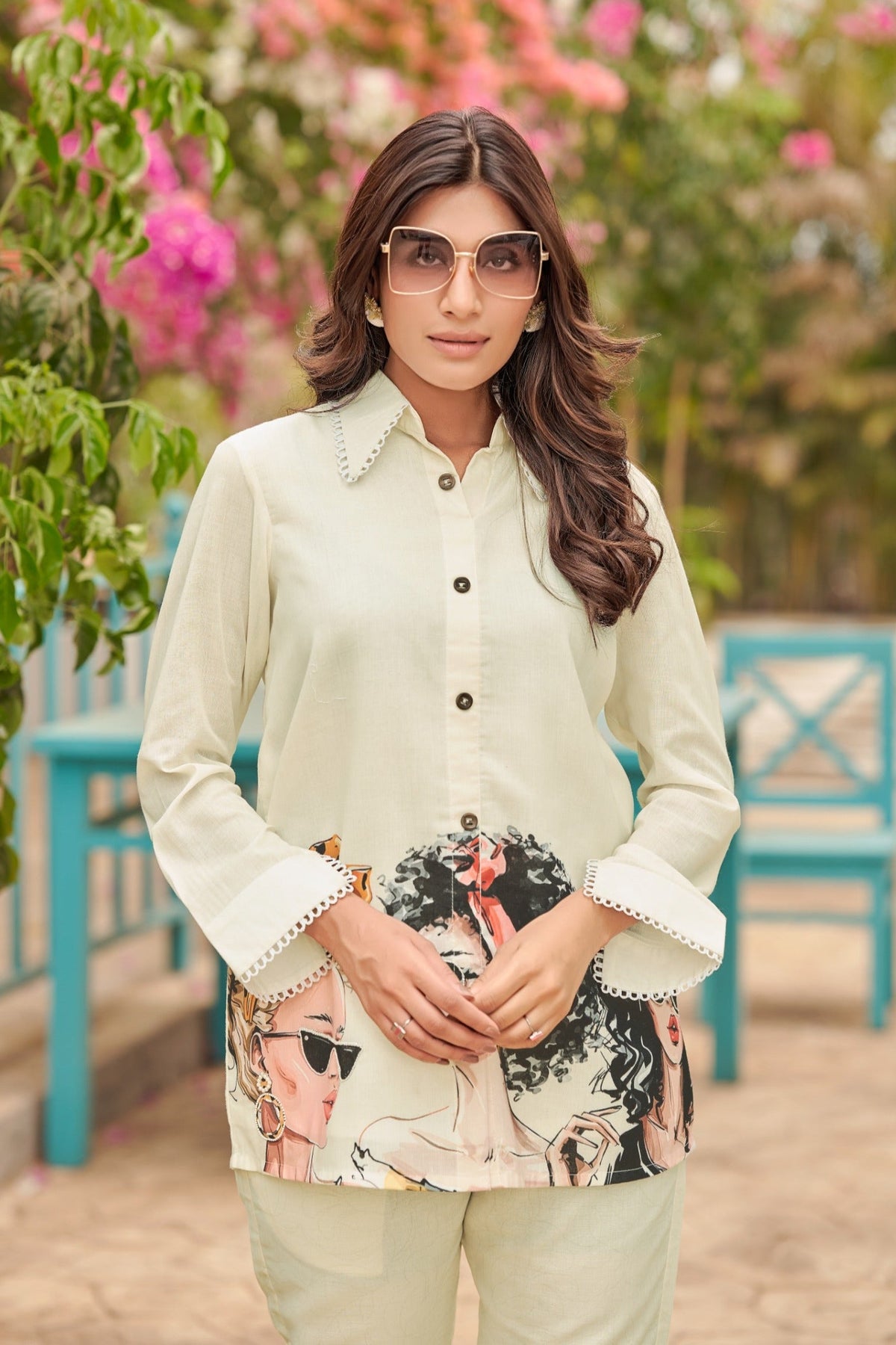 Iyana Pearl cotton Co-ord set
