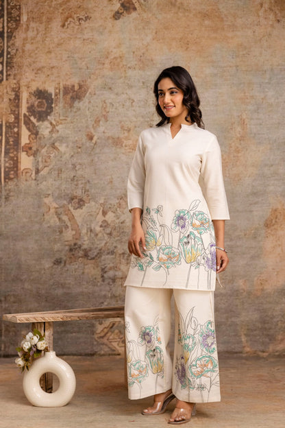 Hardik Emerald Cotton Co-ord Set