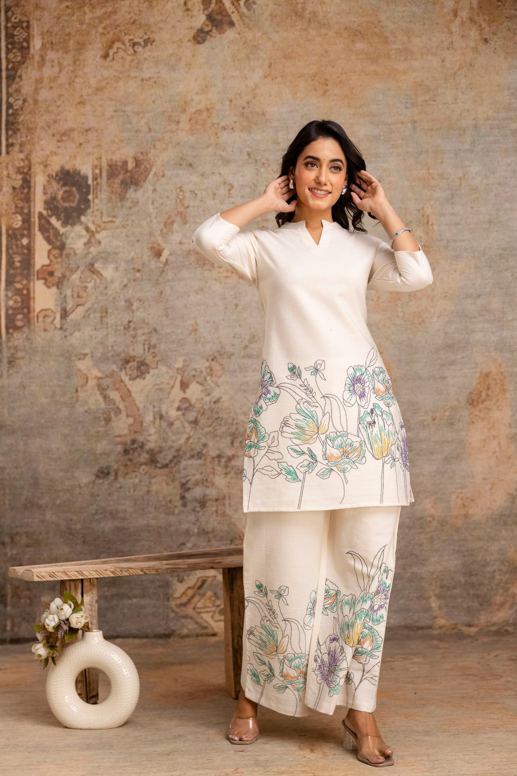 Hardik Emerald Cotton Co-ord Set