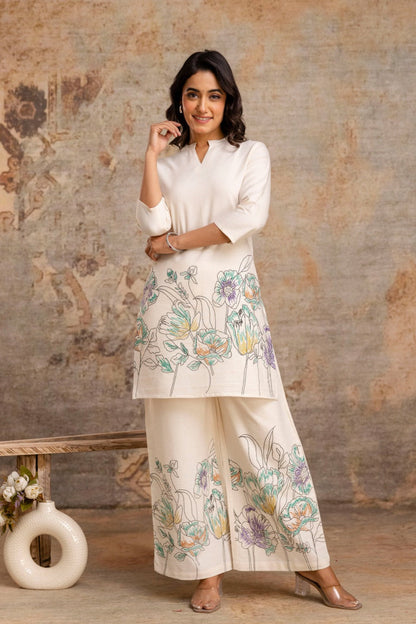 Hardik Emerald Cotton Co-ord Set