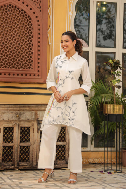 Vastramaya Birdy Cotton Co-ord Set