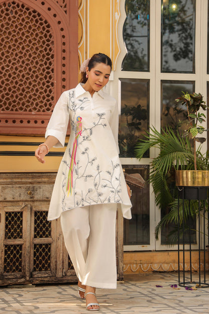 Vastramaya Birdy Cotton Co-ord Set