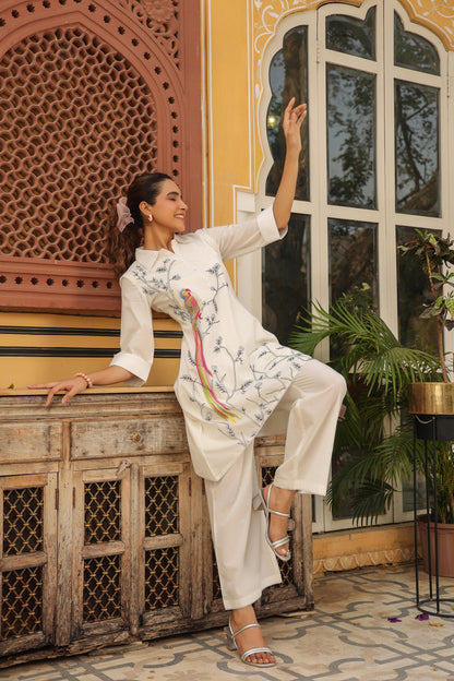 Vastramaya Birdy Cotton Co-ord Set