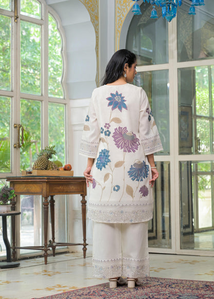 Vastramaya imperial floral cotton co-ord set