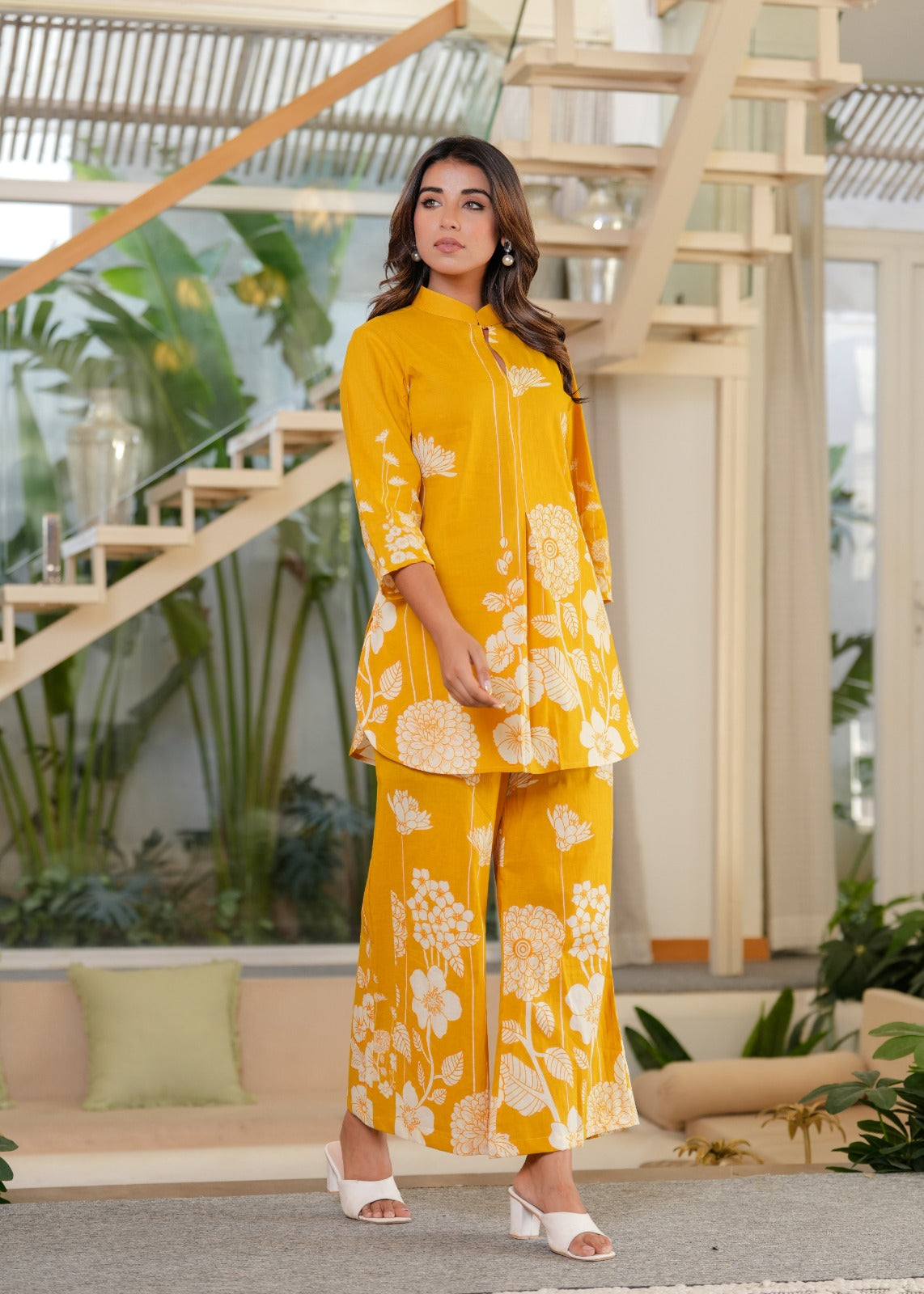 Jayti Dandelion Muslin Printed Co-ord Set