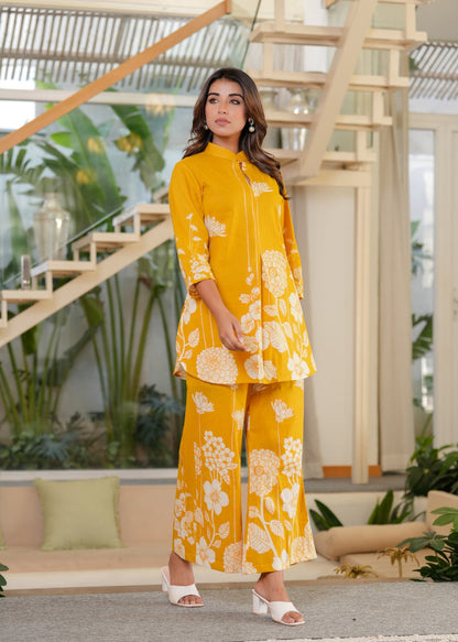 Jayti Dandelion Muslin Printed Co-ord Set