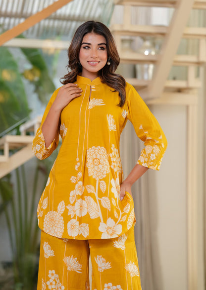 Jayti Dandelion Muslin Printed Co-ord Set