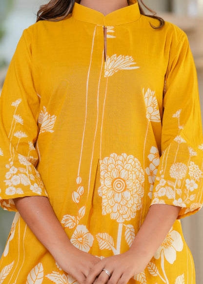 Jayti Dandelion Muslin Printed Co-ord Set