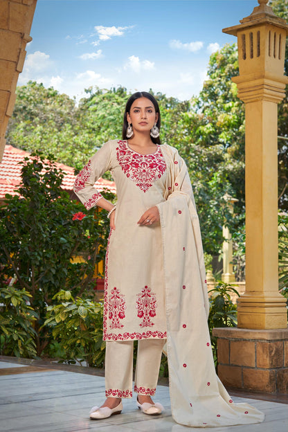 Wespa Misri Embroidery Suit Set