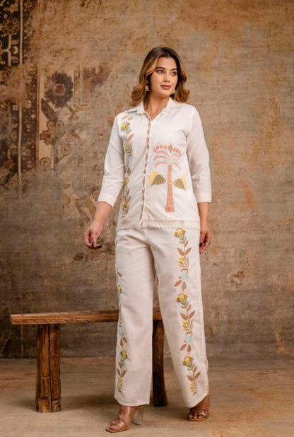 Hopipola Alabaster Embroidery Co-ord Set