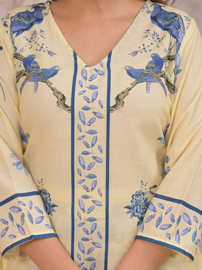 Kara Admiral Cotton Printed Co-ord Set