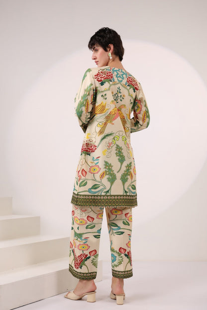 Kara Pickle Cotton Printed Co-ord Set