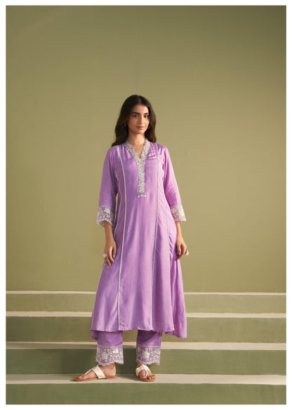 Ira Lily Embroidery Suit Set