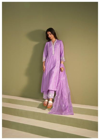 Ira Lily Embroidery Suit Set
